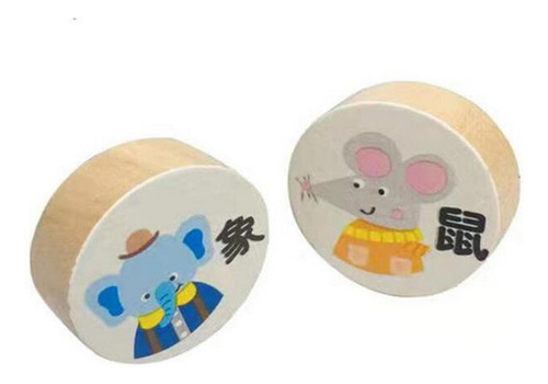 2 X 16 Piezas De Ajedrez De Animales Para Juegos Familiares