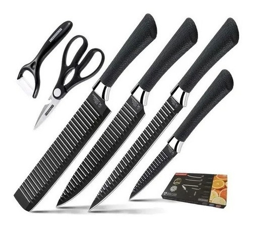 Juego Set De Cuchillos Elegante Para Cocina Chef 6 Piezas