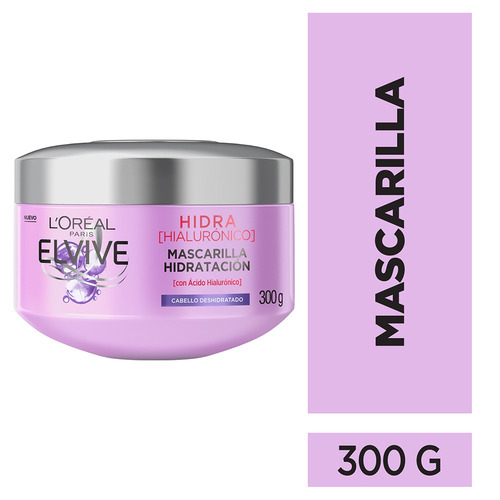 Loreal Elvive Crema Tratamiento Hidra Hialuronico 300g