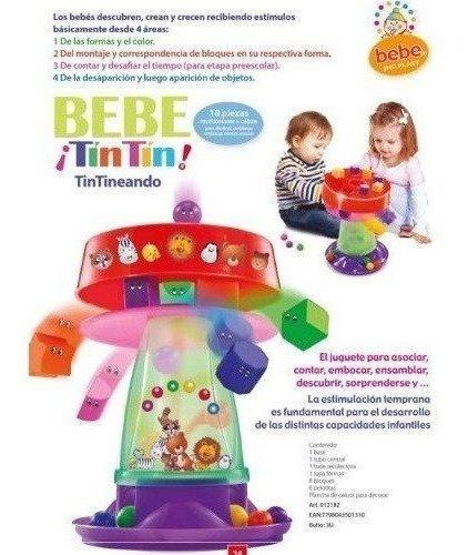 Juego Torre Didáctica Para Bebe Tin Tin - 012182