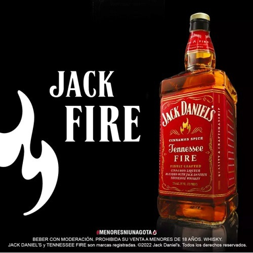 Combo Jack Daniels Apple + Fire De 1 Litro