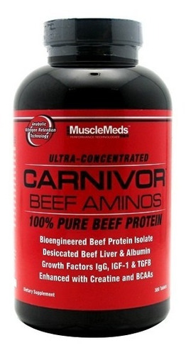 Musclemeds  Carnivor Beef Aminos 300 Tabletas 