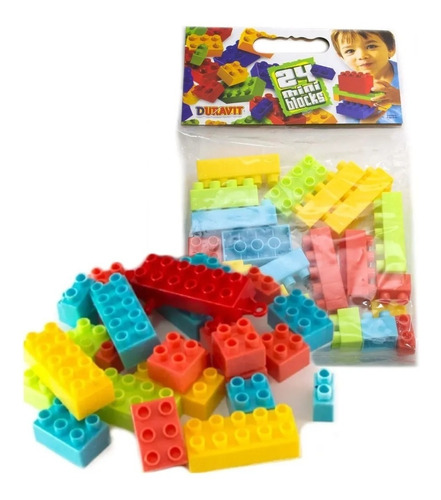 Ladrillos Duravit Bolsa X 24 Piezas +3 Años Mini Blocks