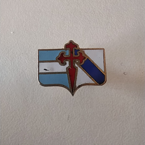 Antiguo Pin Bandera Argentina Y Galicia