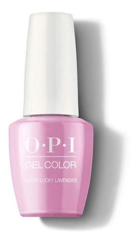 Opi Gelcolor Lucky Lucky Lavender Semipermanente -15ml Color lila con un toque rosa