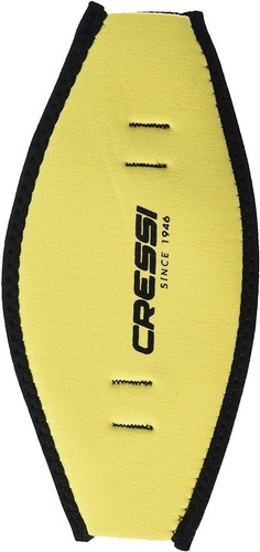 Cubre Correa Cressi De Neopreno Para Mascara Color Yellow