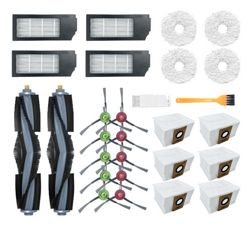 Kit De Cepillos Principales Hepa Filt Para Deebot X1 Omni/tu