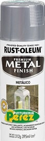 Pintura Aerosol Rust Oleum Efecto Metalico Aluminio