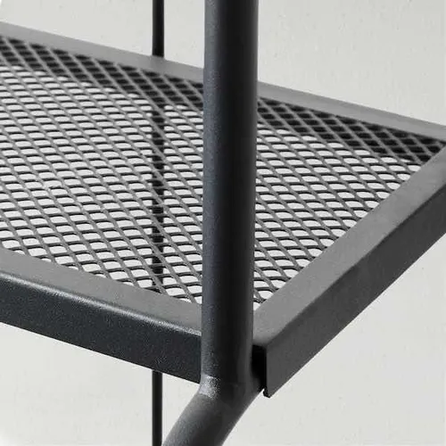 Escalón De Metal Desplegado A Medida Para Escalera Recta