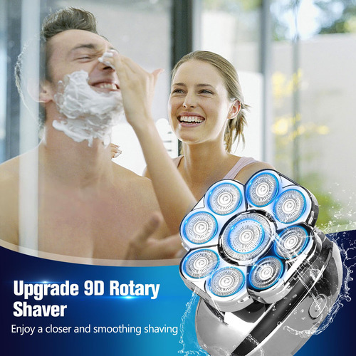 Electric Razor Softula 9d Head Shavers For Bald Men