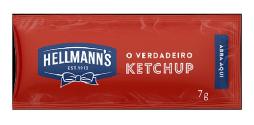 Kit 3 Caixas Ketchup Catchup Hellmann's Com 168 Sachês 7g