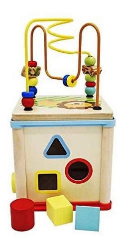 Pidoko Cubo De Madera Para Niños, Juguete Divertido De Apren