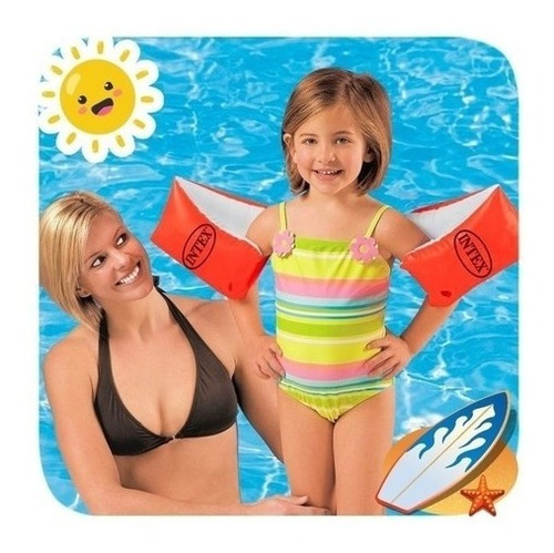 Flotador De Brazos, Brazalete Flotador Intex Deluxe 30x15cm