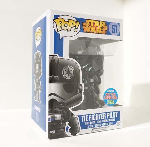Funko Pop! Tie Fighter Pilot - Star Wars 51 Exclusivo Chrome (Usado)