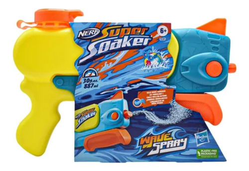 Nerf Super Soaker Lanzador De Agua 887ml Hasbro Wave Spray