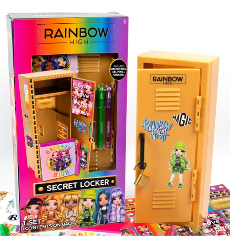 Rainbow High Secret Locker Stationery Set