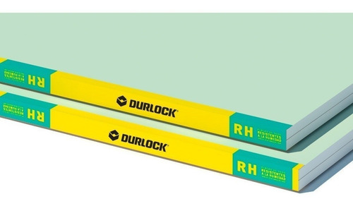 Placa Durlock Resistente Humedad Verde