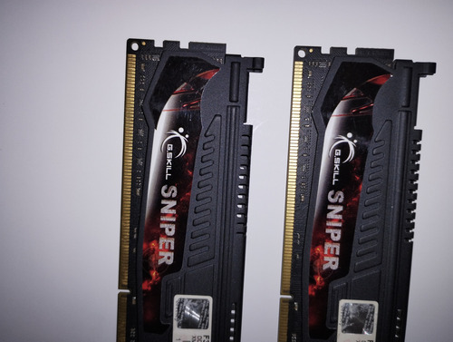 G.skill Sniper Ddr3 4gbx2 Ram 8gb Negro (Usado)