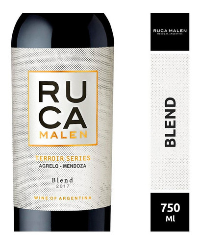 Vino Blend Ruca Malen Terroir Series Botella X 750 Ml