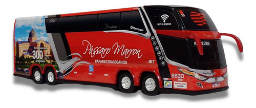 Brinquedo Miniatura De Ônibus Passáro Marrom Aparecida