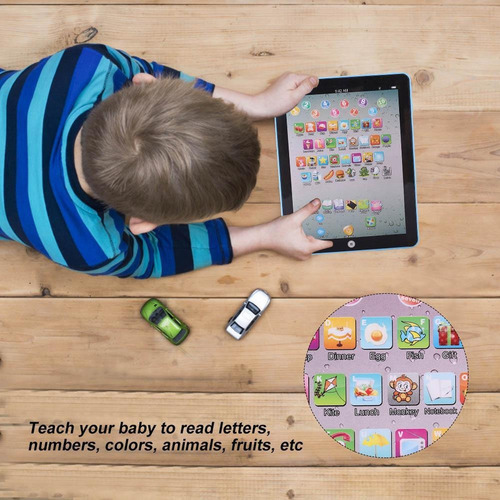 Tablet Pad Niños Niños Electrónico Preescolar Inglés