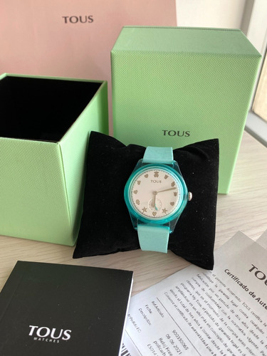 Reloj Tous Free Fresh Acero Y Policarbonato Silicona Menta