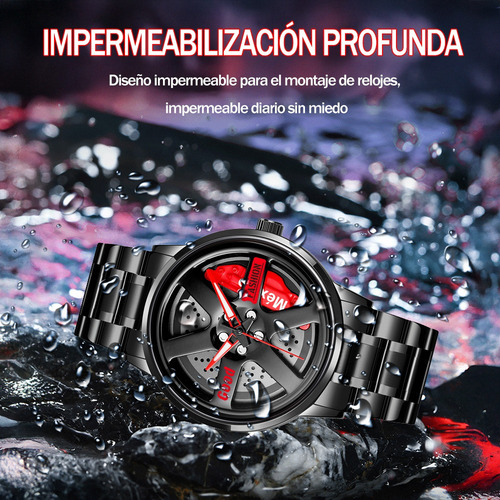 Reloj Giratorio Rin Reloj Hombre Deportivo Reloj Analogico