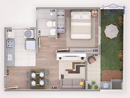 Apartamento À Venda, 38 M² Por R$ 245.000,00 - Jardim Oriental - São Paulo/sp - Ap1297
