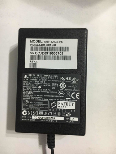 Adaptador Compatible 12v-1.25a Para Terminal Ncomputing L300 (Usado)