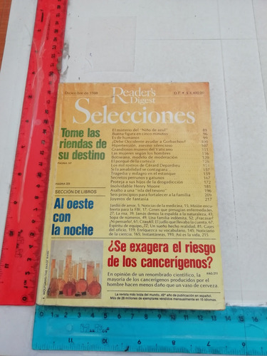 Revista Selecciones N 577 Diciembre 1988