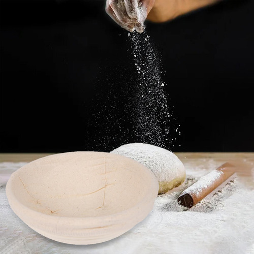 Cesta Para Prueba De Pan, Cuenco De Mimbre Para 23cm X 8,5cm