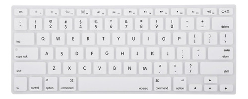 Protector De Teclado Para Macbook Air 15 Español 2023 Color Blanco