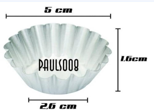 Moldes De Tartaletas N2 Hojalata (3000und)