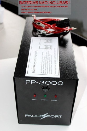 Nobreak Pp 3000be Senoidal Onda Pura 3000va - Paulo Port Preto