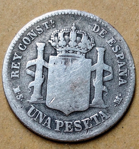 Moneda España Plata Siglo Xix