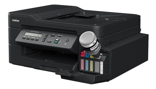 Impresora Multifunción Brother Dcp T820dw Sist Continuo Wifi Color Negro