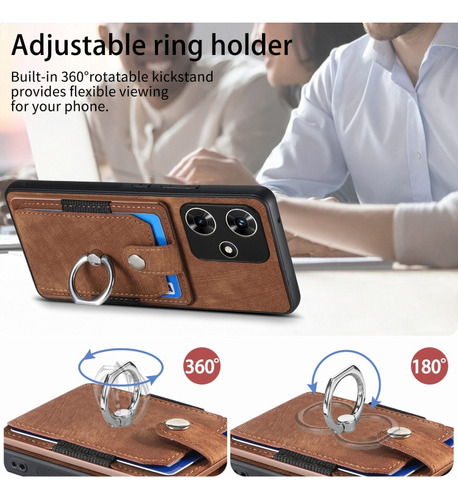 Pzz Funda Tipo Tarjetero Para Infinix Note 30/hot 30i
