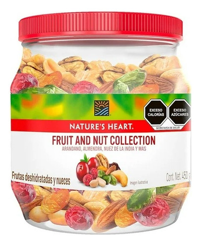 2 Pza Frutas Deshidratadas Y Nueces Nature's Heart Fruit And