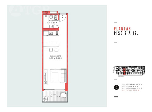 Venta 1 Ambiente Nuñez A Estrenar Con Amenities