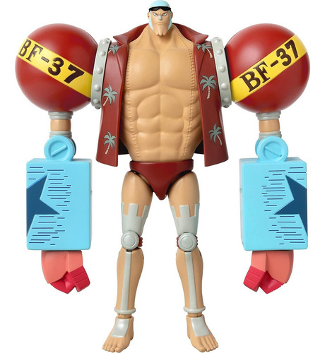 Figura De Acción Franky - One Piece - Bandai 16.5 Cm