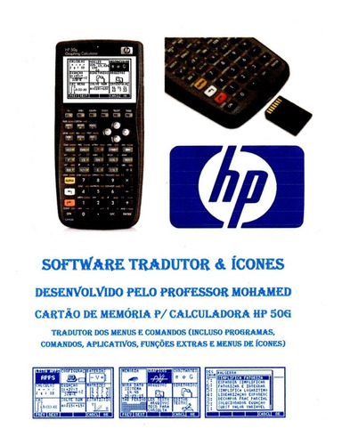 Hp 50g Tradutor (cartão Sd) + Manual Operação + Programação