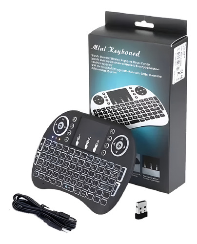 Mini Teclado Air Mouse Touch Inalámbrico Smart Tv Pc Tv Box