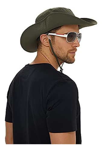 Sombrero Tnffna Upf 50+ Boonie De Malla, Ala Ancha, Gorra
