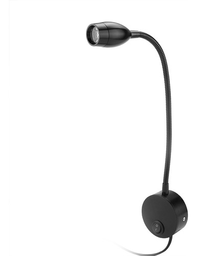 Led De Cabecera Ajustable Negro Duradero Para Dormitorio De