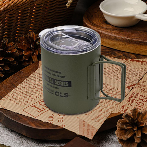 Taza De Camping, Taza De Camping Con Aislamiento Al Vacío,