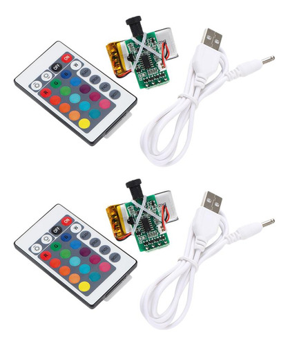 2 Piezas 16 Colores Usb Touch