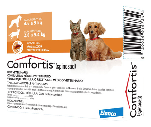 Comfortis Antipulgas Perro/gato