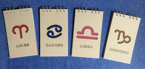 Imagen 4 de 10 de Libretas Personalizadas Signos Zodiacales
