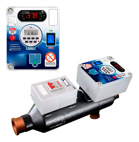 Aquecedor Elétrico Auto Para Piscinas Até 260m³ Ultraquente