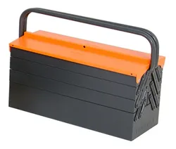 Comprar Caixa Para Ferramentas Sanfonada Com 7 Gavetas Presto Cor Cinza/Laranja no Mercado Livre